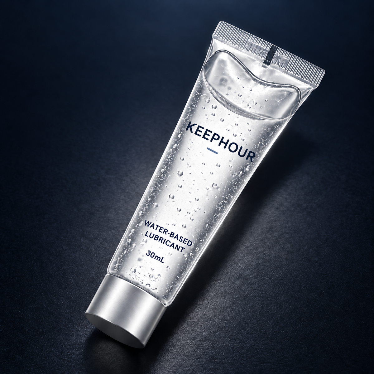 Angled view of the KEEPHOUR WATER GEL 30 mL tube.