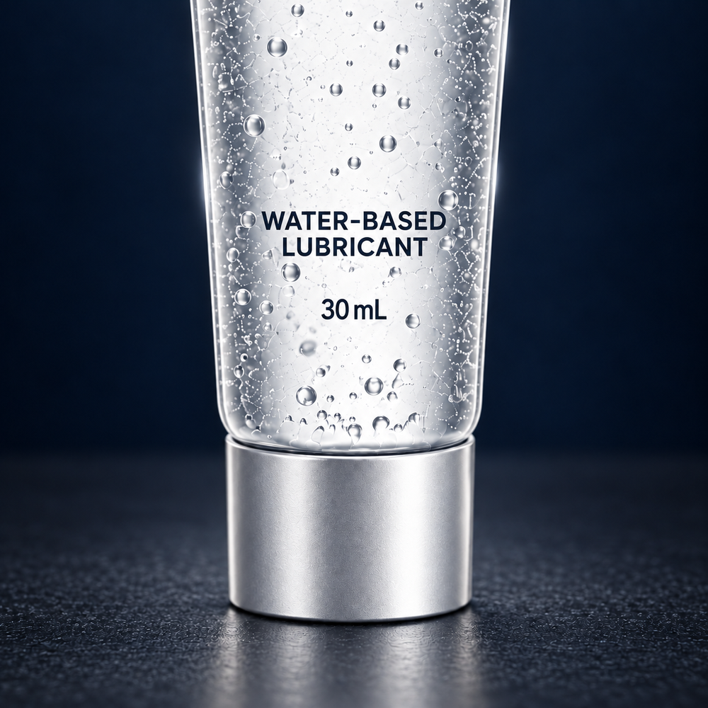 Close-up of the KEEPHOUR WATER GEL label and 30 mL volume.